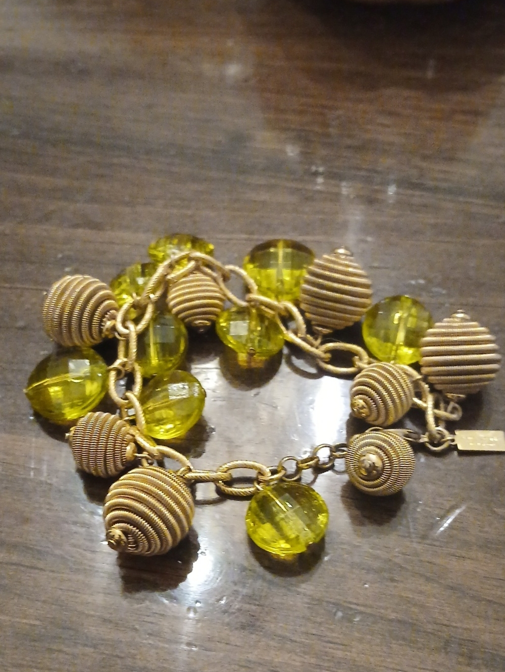 Kate Spade Gold-Tone Bracelet with Beads